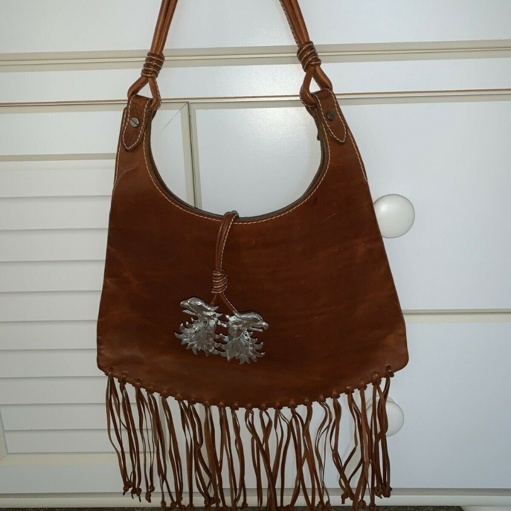 Valentino Garavani Women's 100% Leather Fringe Gri